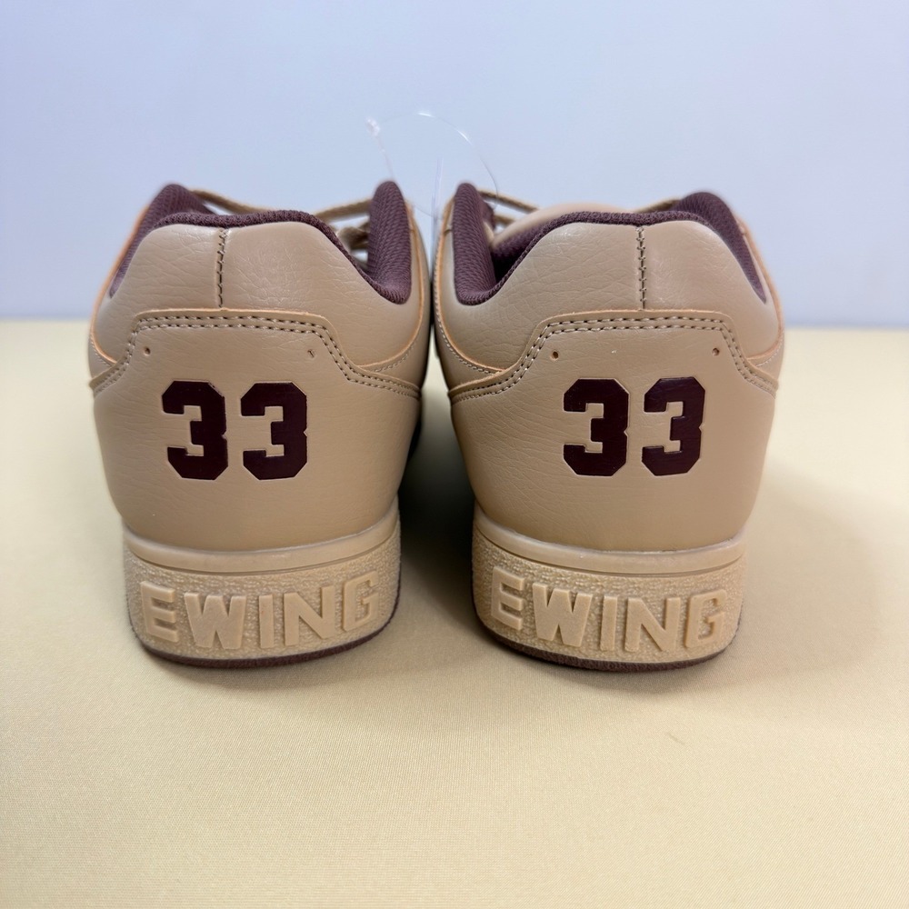 Ewing Athletics Orion Low Sneakers Mens Size 9 Irish Cream Maroon Streetwear NWT - Picture 4 of 11